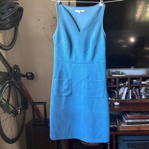 Boden Sky Blue Sleeveless Midi Dress
